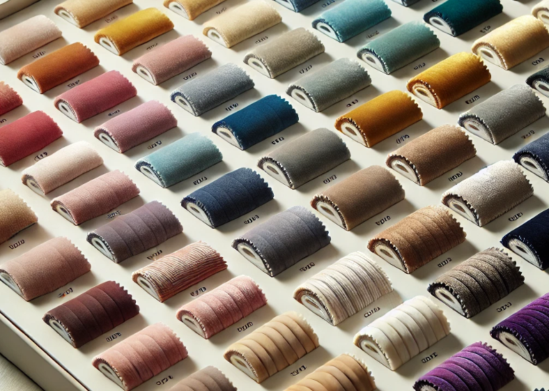 Nuancier velours.