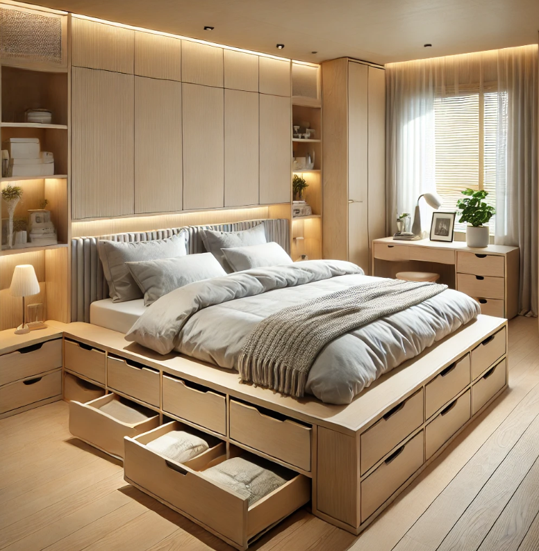 Astuces de Rangement lit.